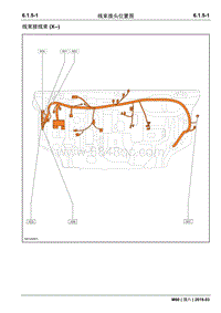 2019睿行M60电路图 6.1.5线束接头位置图