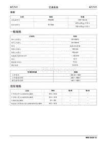 2020睿行M80维修手册 规格