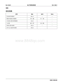 2020睿行M90维修手册 电子控制系统