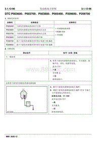 2020睿行M80维修手册 DTC P003600 P003700 P003800 P005400 P209600 P209700