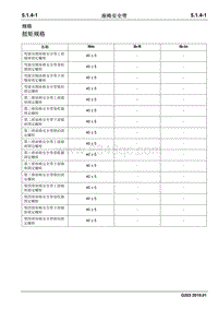 2019睿行M70维修手册 座椅安全带