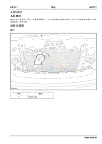 2019睿行EM60维修手册 4.2.3 喇叭