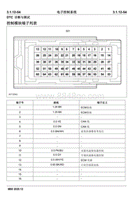 2020睿行M80维修手册 DTC诊断与测试