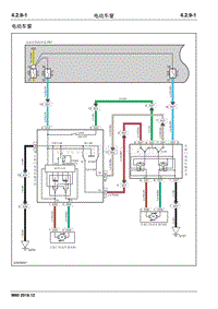 2019睿行M80电路图 4.2.9电动车窗
