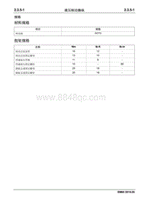 2019睿行EM60维修手册 2.3.5 液压制动操纵