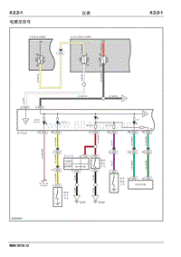 2019睿行M80电路图 4.2.2仪表