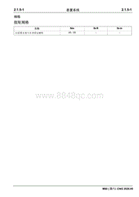 2020睿行M80维修手册CNG- 2.1.5 悬置系统