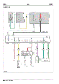 2019睿行M60电路图 4.2.2仪表