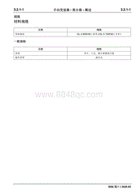 2020睿行S50维修手册 手动变速器 离合器 - 概述