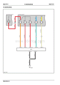 2020睿行S50电路图 4.2.11 车身控制系统