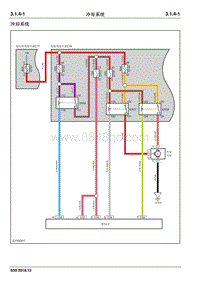 2020睿行S50电路图 3.1.4冷却系统