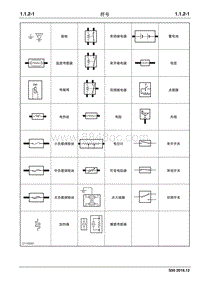 2020睿行S50电路图 1.1.2符号