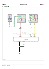 2020睿行M80 CNG电路图 4.2.10车身控制系统