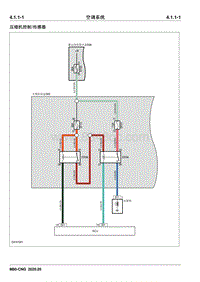 2020睿行M80 CNG电路图 4.1.1空调系统
