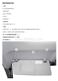 2014风神A30维修手册 顶盖内饰板