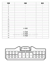 2022星瑞电路图 CA79 智能电器接线盒线束连接器B_T00990665_26