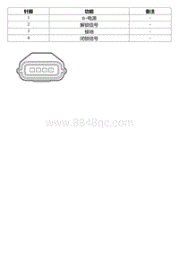 2022星瑞电路图 DR20e 前乘员侧门把手传感器线束连接器_T00990678_17