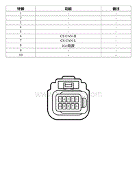 2022星瑞电路图 CA77c EPS模块线束连接器_T00990665_24