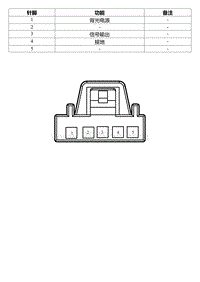 2022星瑞电路图 DR24b 左后门玻璃升降器开关线束连接器_T00990678_21