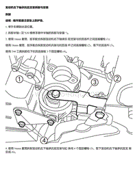 A15 A16 发动机右下轴承抗扭支架拆卸与安装