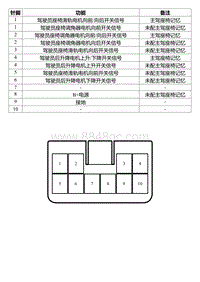 2022星瑞电路图 SO63f 驾驶员座椅调节开关线束连接器_T01244190_1