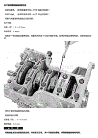 A14T 连杆端间隙和曲轴间隙检查