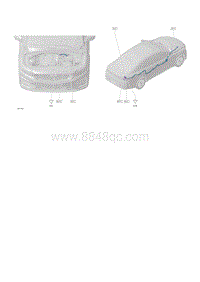 2022星瑞电路图 蓄电池负极线束布置图_T00962170