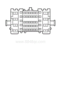 2022星瑞电路图 IP02k 仪表线束接前舱线束连接器1_T00990672_2