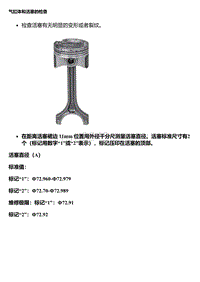 A14TD 气缸体和活塞的检查