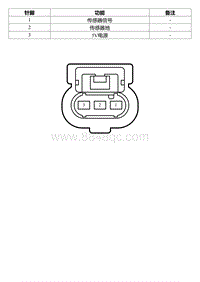 2022星瑞电路图 EN97a GPF压力传感器线束连接器_T00990667_44