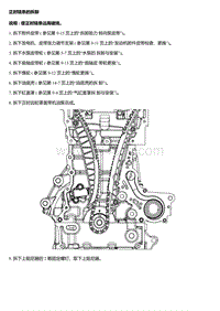 A15 A16 正时链条的拆卸