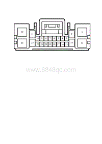 2022星瑞电路图 IP03o 仪表线束接前舱线束连接器2_T00990672_3