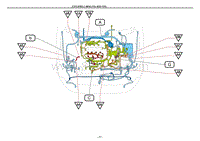 卡罗拉锐放 发动机室搭铁点 M20A-FXSL-G