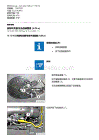 F30底盘 1-拆卸和安装-替换供液管路 AdBlue 