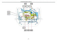 卡罗拉锐放 发动机室零件位置 M20A-FXSL-W