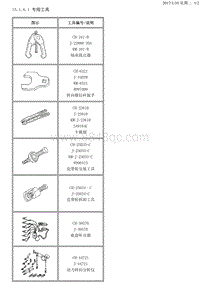 2015君越 15.1.6-专用工具