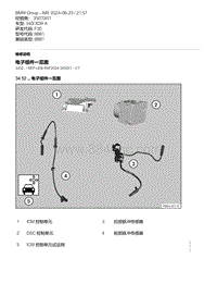 F30底盘 2-电子组件一览图