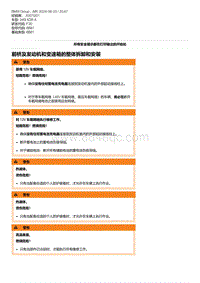 F30底盘 1-前桥及发动机和变速箱的整体拆卸和安装