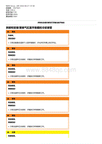 F30底盘 1-拆卸和安装-更换气缸盖平衡罐的冷却液管