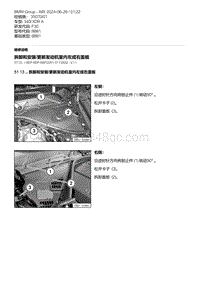 F30底盘 1-拆卸和安装-更新发动机室内左或右盖板