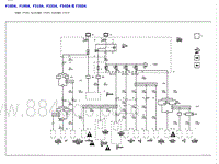 23022昂科威Plus 电源分布示意图-F10DA F19DA F31DA F33DA F34DA 和 F35DA