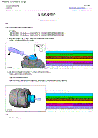 2022福特烈马 发电机皮带轮