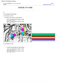 2022福特烈马 凸轮轴位置 CMP 传感器