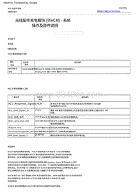 2022福特烈马 无线配件充电模块 WACM ‑ 系统操作与部件说明