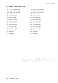 2023北京X7 10.36 隐藏式外开手柄系统电路图