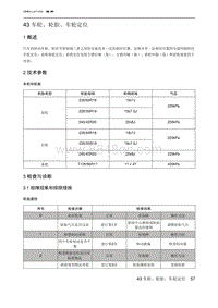 2023北京新X7ESC 43 车轮 轮胎 车轮定位