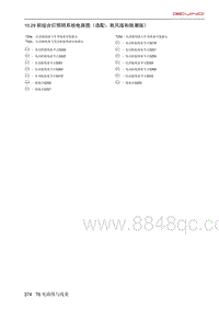 北京X7 PHEV 10.29 前组合灯照明系统电路图（选配 致风版和致潮版）