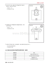 北京X7 PHEV 5.25 巡航自适应雷达系统DTC故障码清单（ACC）