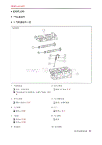 北京X7 PHEV 4 发动机结构