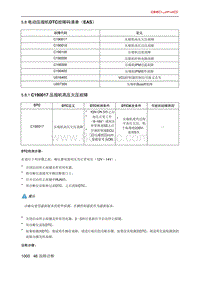 北京X7 PHEV 5.8 电动压缩机DTC故障码清单（EAS）